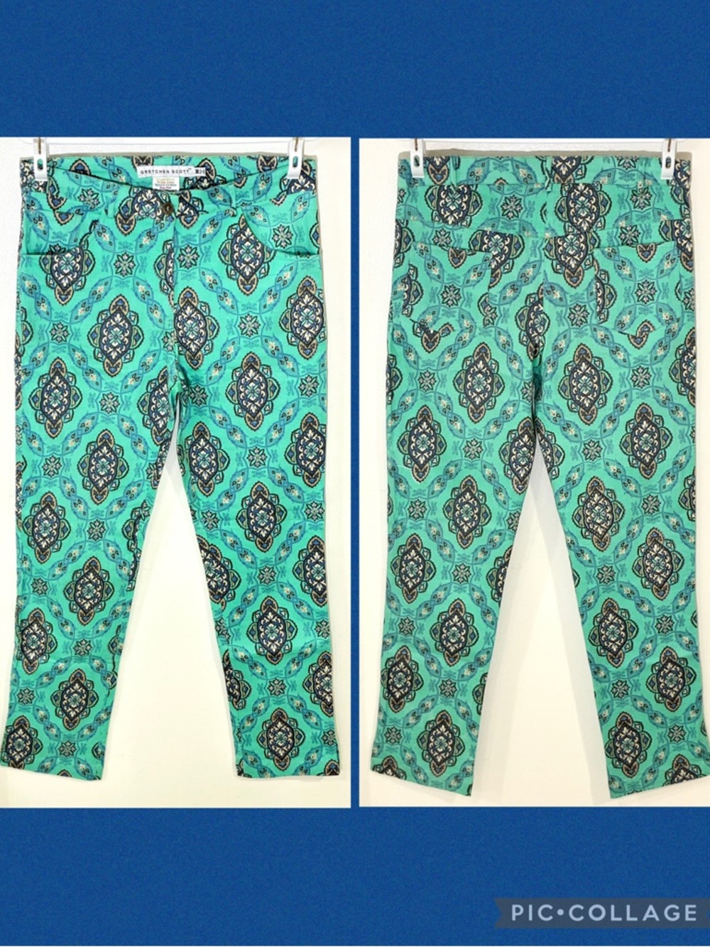 Gretchen Scott Gripeless Cotton Spandex Jeans, Pretty Persian